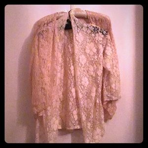 SetOf2 Lace Cardigan Tops